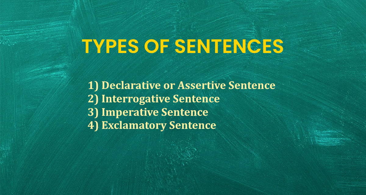 Types of Sentences – Easy Explanation for School