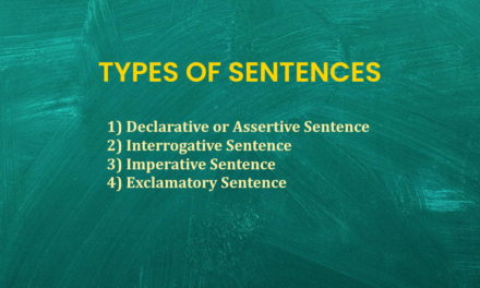 Types of Sentences – Easy Explanation for School